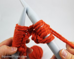 Squirrel Picnic Knit Scarf 14