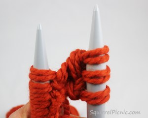 Squirrel Picnic Knit Scarf 17