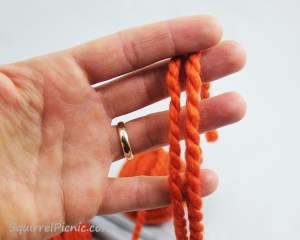 Squirrel Picnic Knit Scarf 2