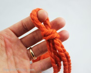 Squirrel Picnic Knit Scarf 3