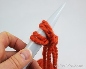 Squirrel Picnic Knit Scarf 9