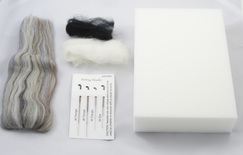 Felted Sloth Supplies (800x511)