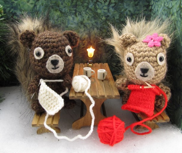 Podge says, "My doctor told me I should be exercising for sixty minutes a day. How hard do you think it would be to knit on a treadmill?"