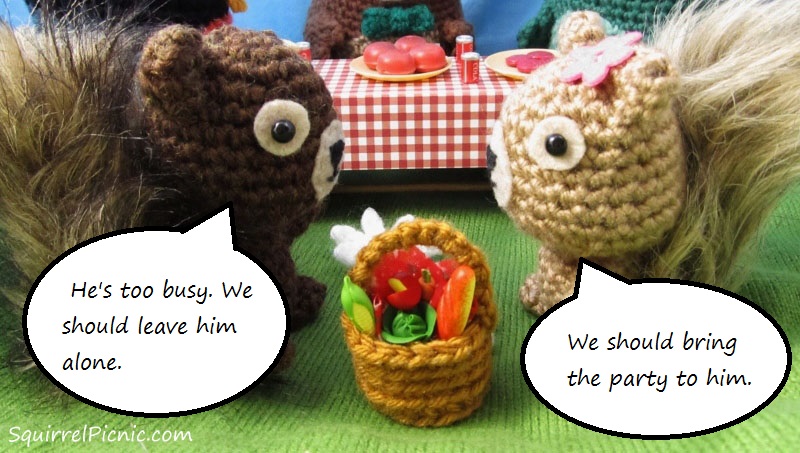 Bring the party to him