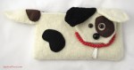 Jack Russell Felted Clutch