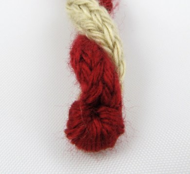 Candy Cane Sewn Together