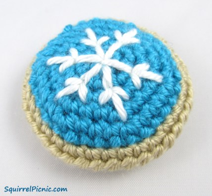 Snowflake Frosted Sugar Cookie Free Pattern