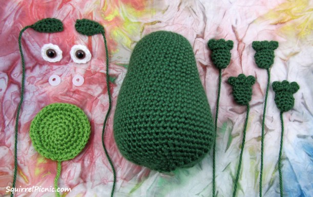 Mayor Snack Frog Parts by Squirrel Picnic