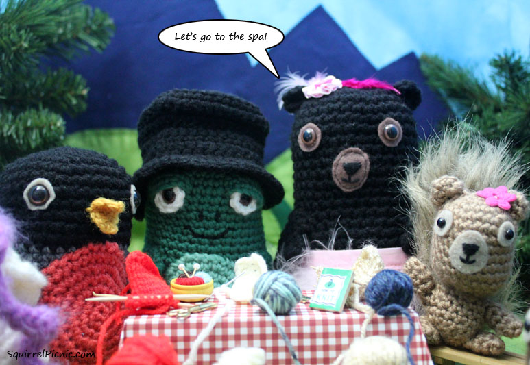 SQUIRREL PICNIC (the comic): A Day at the Spa Join us at the picnic for more lighthearted fun!