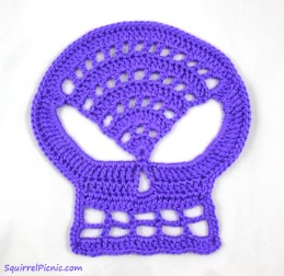 Large Skull Crochet Pattern by Squirrel Picnic