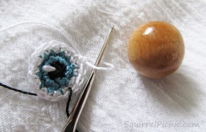 Crochet Eye Charm by Squirrel Picnic