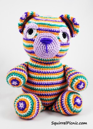 Motley the Bear Crochet Pattern by Squirrel Picnic2