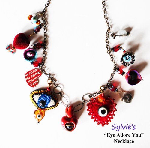Sylvie's Eye Adore You Necklace Completed