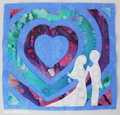 Mixed Media Quilt Square 10