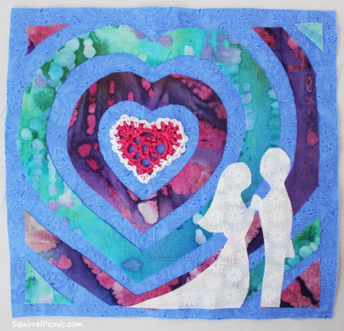 Mixed Media Quilt Square 11