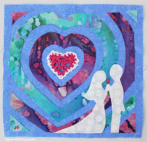 Mixed Media Quilt Square 12