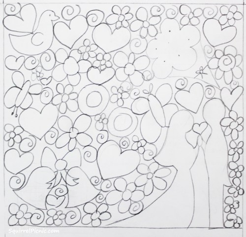 Mixed Media Quilt Square 3