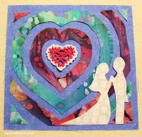 Mixed Media Quilt Square 6