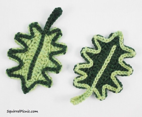 Oak Leaves by Squirrel Picnic with logo