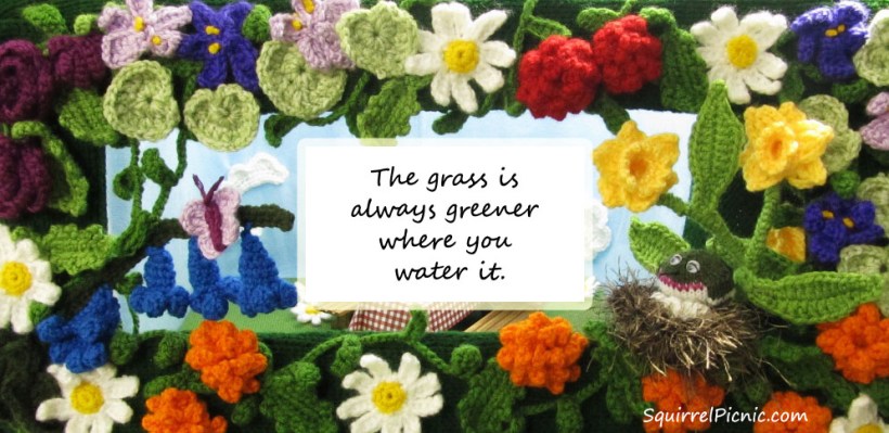The grass is always greener where you water it