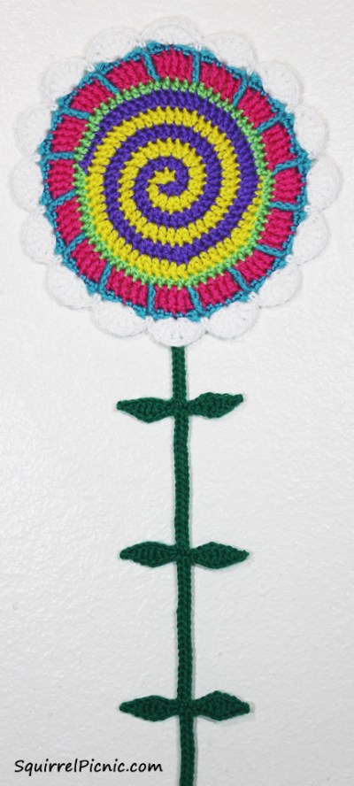 Tall n Fast Flower Wall Hanging from The Big Acorn Race by Jennifer Olivarez