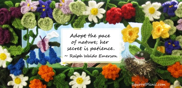 Adopt the pace of nature