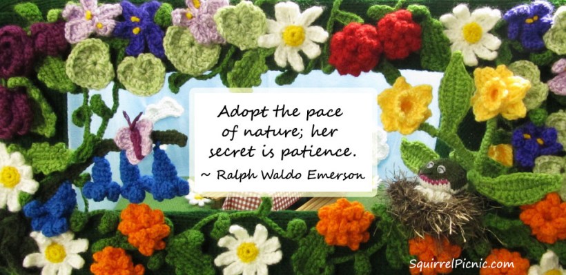 Adopt the pace of nature