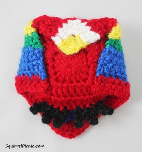 Crochet Unlikely Friend Bird by Squirrel Picnic 10