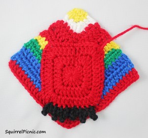 Crochet Unlikely Friend Bird by Squirrel Picnic 7