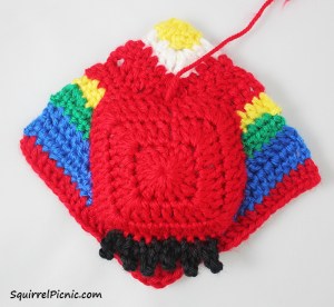 Crochet Unlikely Friend Bird by Squirrel Picnic 8