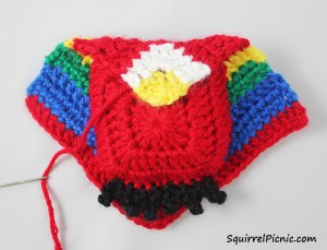 Crochet Unlikely Friend Bird by Squirrel Picnic 9
