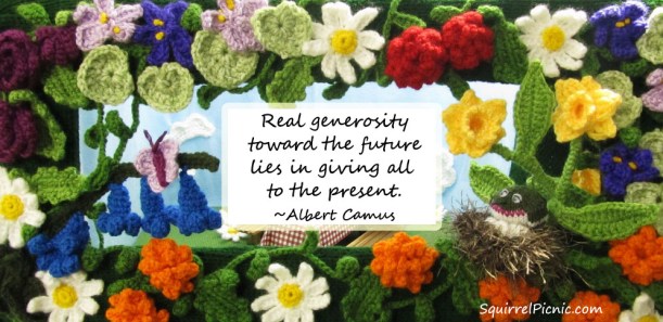 Real generosity toward the future