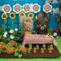 Hodge and Podge in the Garden